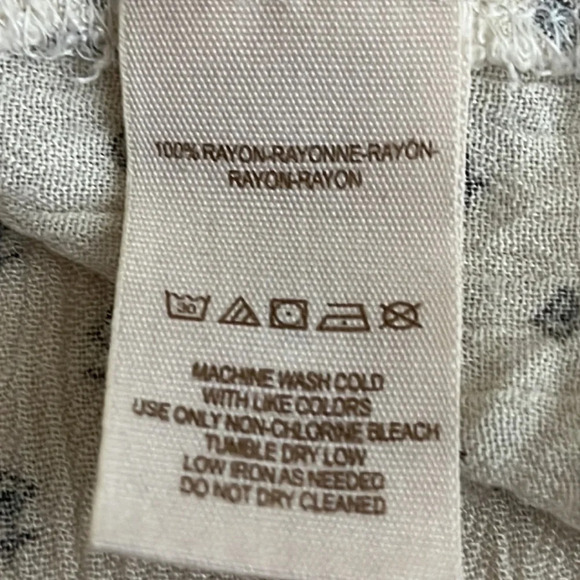 Free People Long Sleeve Hi Lo Hem Mandarin Collar 1/2 Button Tunic Top - Size XS - Picture 5 of 6